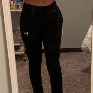 VS pink black joggers